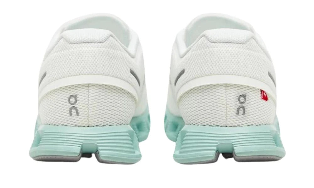 On Running Cloud 5 Women's Lightweight Breathable White Trainers