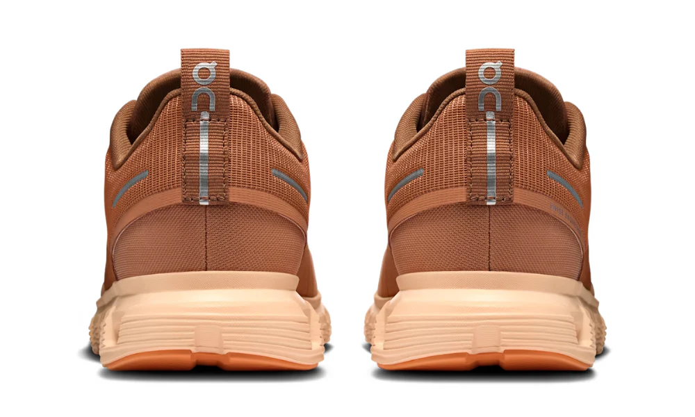 On Cloud 6 Waterproof Running Shoes in Sandstone Blonde Performance
