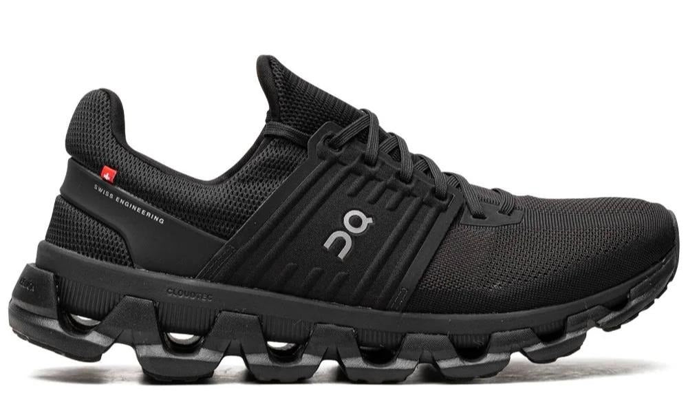 On Running Cloudswift 3 Black Lightweight Breathable Road Trainers
