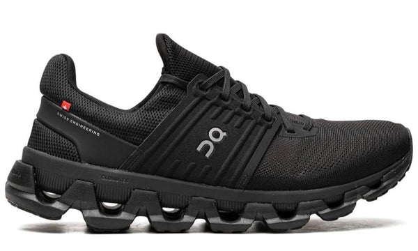 On Running Cloudswift 3 Black Lightweight Breathable Road Trainers
