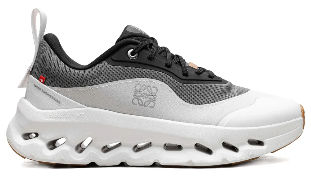 On Running x Loewe Cloudtilt 2 Sneakers in Black and White