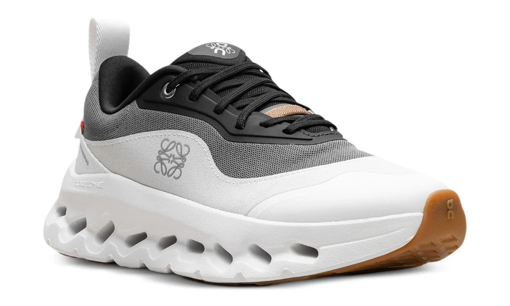 On Running x Loewe Cloudtilt 2 Sneakers in Black and White