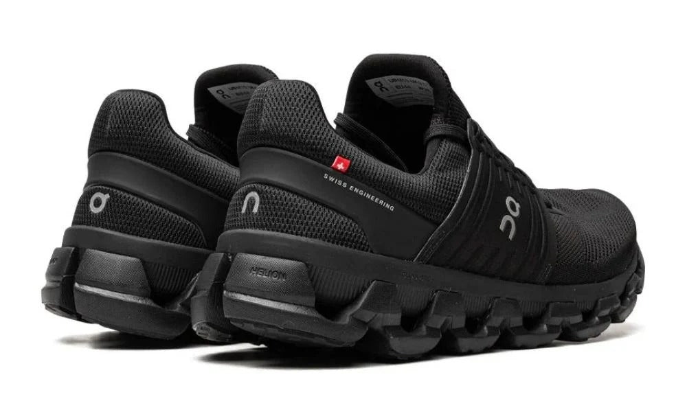 On Running Cloudswift 3 Black Lightweight Breathable Road Trainers