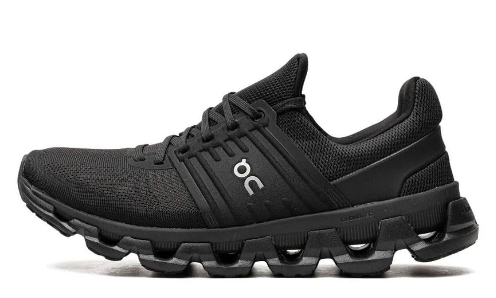 On Running Cloudswift 3 Black Lightweight Breathable Road Trainers