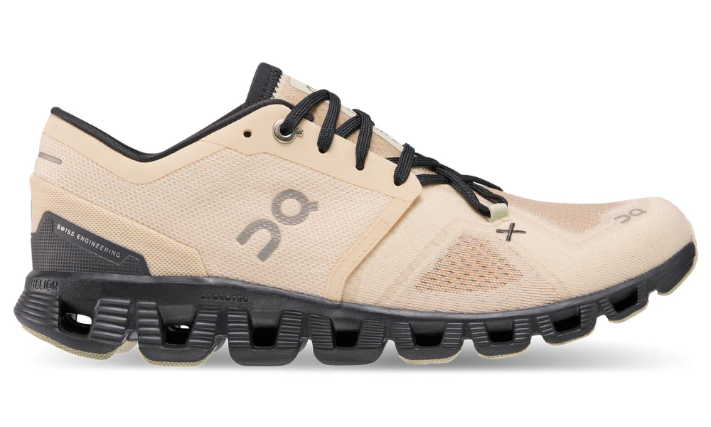 On Running Cloud X 3 Fawn Magnet Lightweight Versatile Athletic Shoes