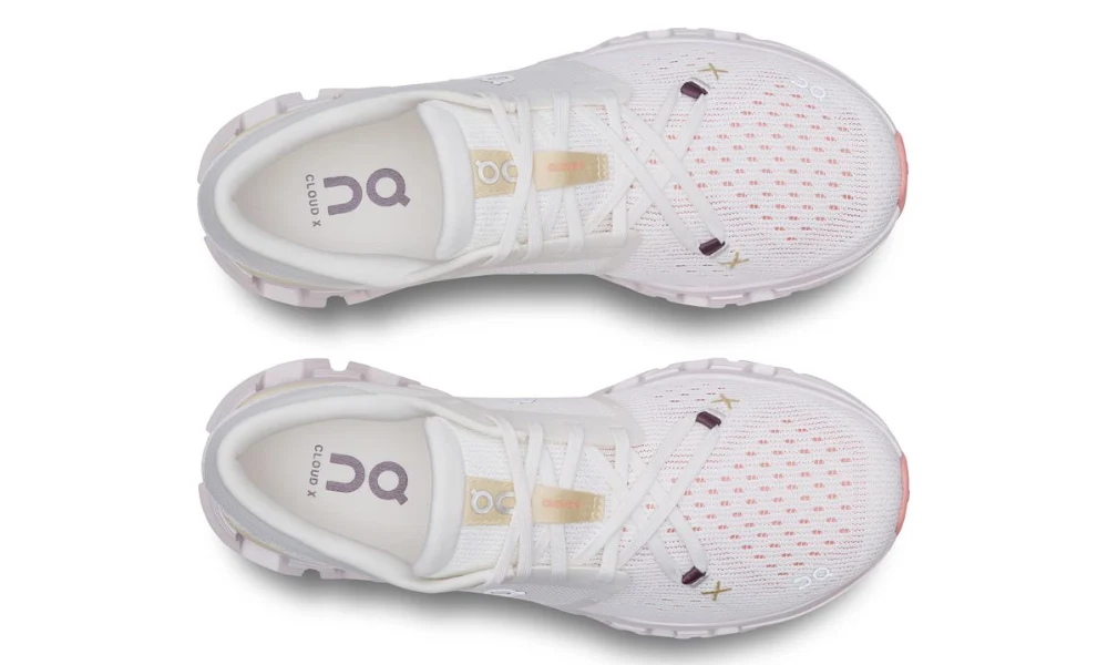 On Cloud X 4 Ivory Sand Lightweight Training Running Shoes
