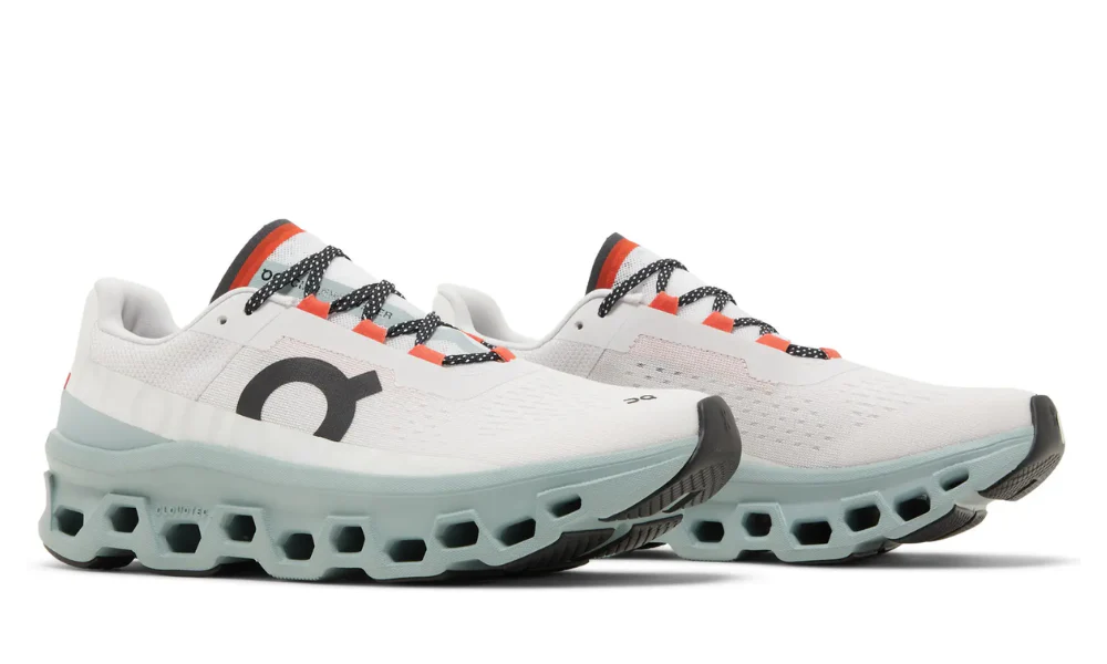 ON Cloudmonster Frost Surf Maximum Cushioning High Performance Running Shoes