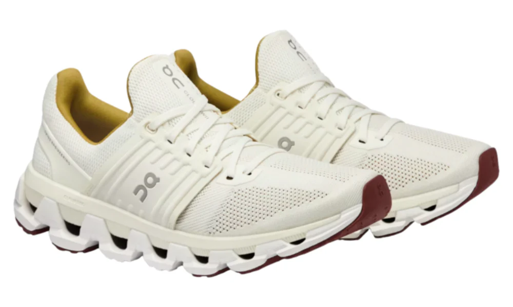 On Running Cloudswift 3 White Ivory Lightweight Training Shoes