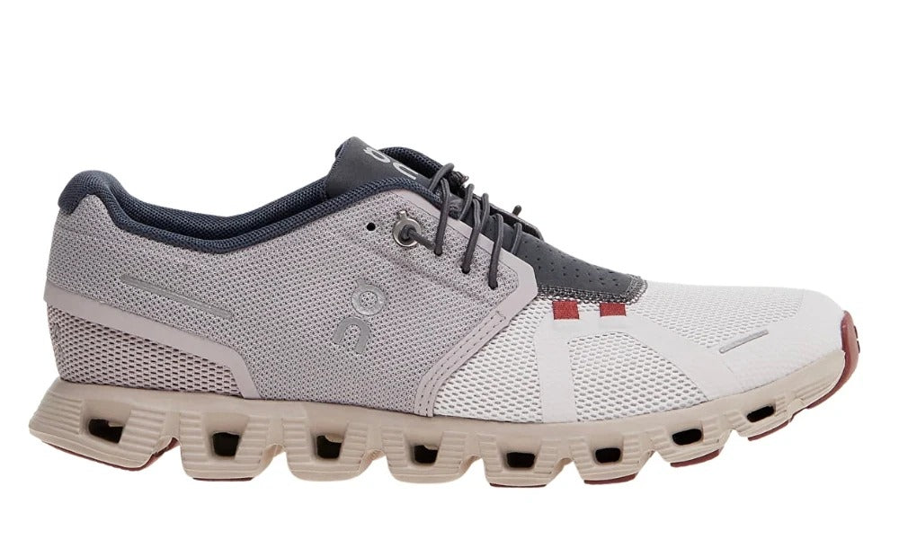 On Cloud 5 Pearl Frost Lightweight Running Shoes for Women