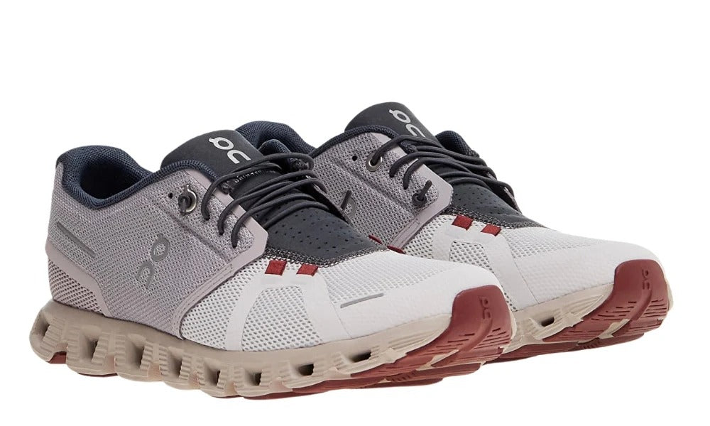 On Cloud 5 Pearl Frost Lightweight Running Shoes for Women