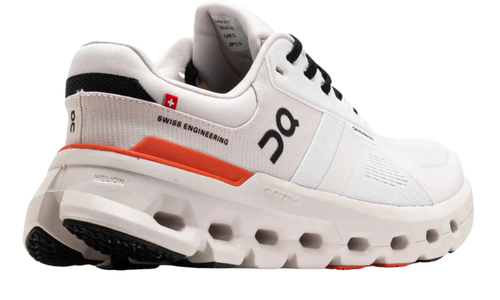On Running Cloudrunner 2 White Sand Supportive Athletic Sneakers