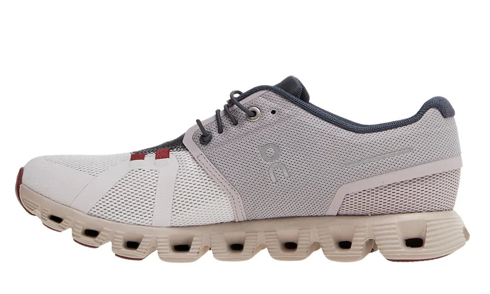 On Cloud 5 Pearl Frost Lightweight Running Shoes for Women