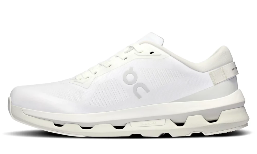 On Cloudzone Triple White Minimalist Breathable All-Day Comfort Running Shoes
