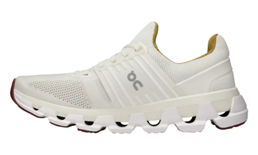 On Running Cloudswift 3 White Ivory Lightweight Training Shoes