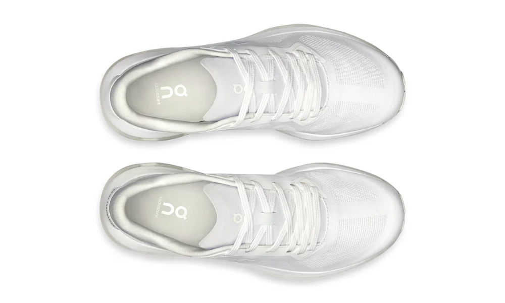 On Cloudzone Triple White Minimalist Breathable All-Day Comfort Running Shoes