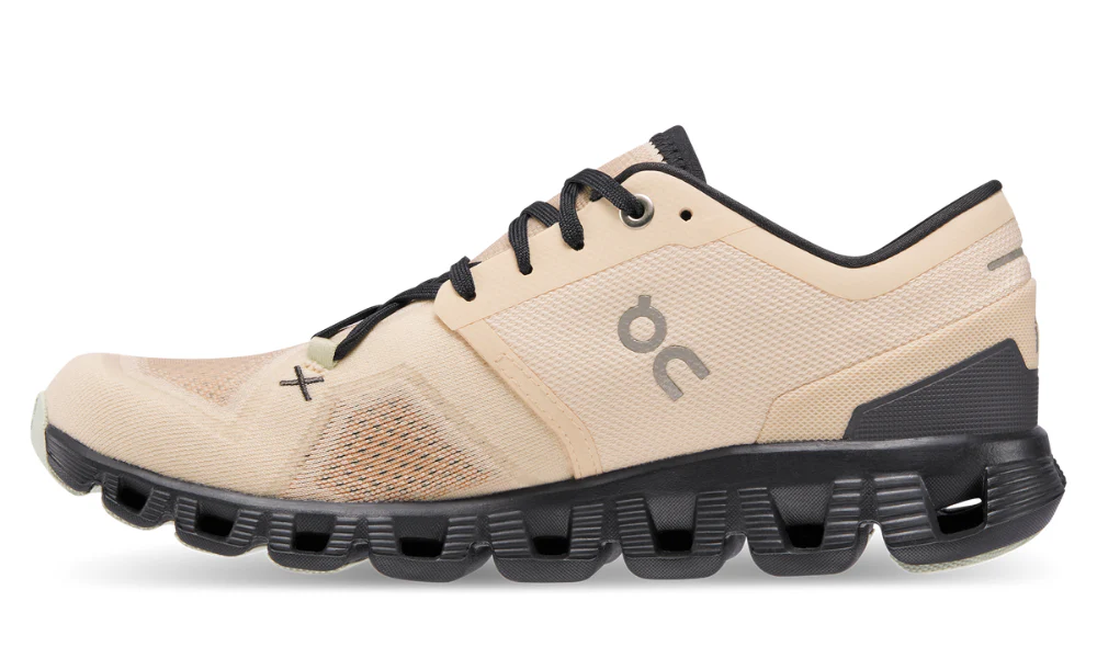 On Running Cloud X 3 Fawn Magnet Lightweight Versatile Athletic Shoes