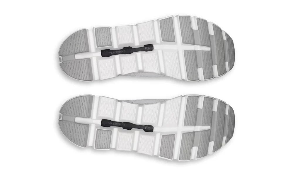 On Cloud 6 Coast White Glacier Ultra-Light Breathable Travel Sneakers
