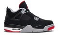 Nike Air Jordan 4 Retro OG Bred Black Nubuck Sneakers