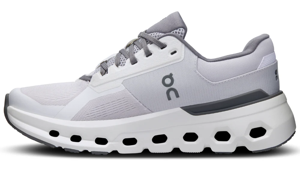 On Running Cloudrunner 2 Supportive Cushioning Road Running Shoes Frost White