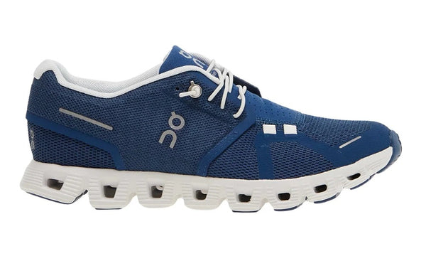 On Cloud 5 Denim White Lightweight Breathable Running Shoes