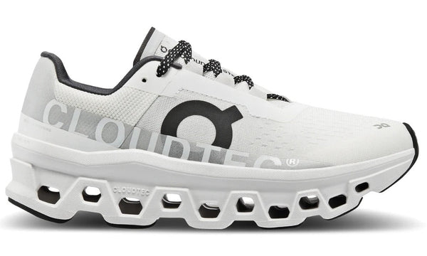 On Running Cloudmonster Undyed-White Maximum Cushioning Road Running Shoes