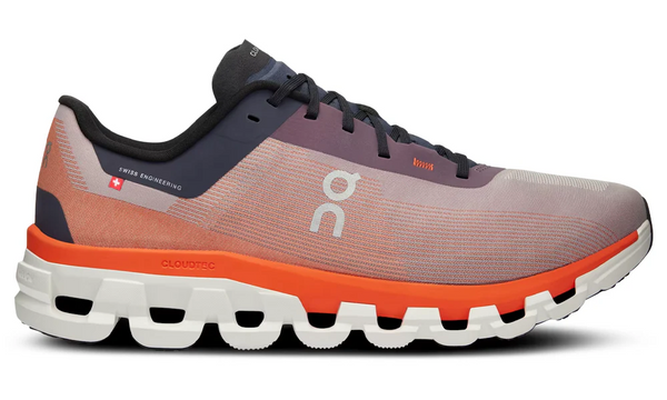 On Running Cloudflow 4 Quartz Flame Lightweight Responsive Running Shoes