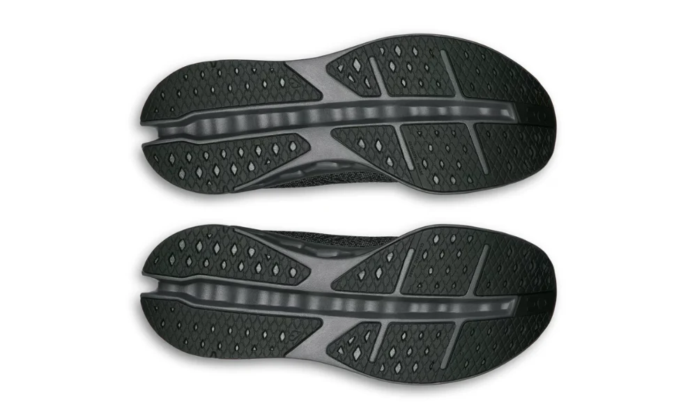 On Cloudsurfer Max Running Shoes in Black and Eclipse