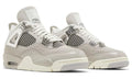 Nike Air Jordan 4 Retro Frozen Moments Metallic Silver Sneakers