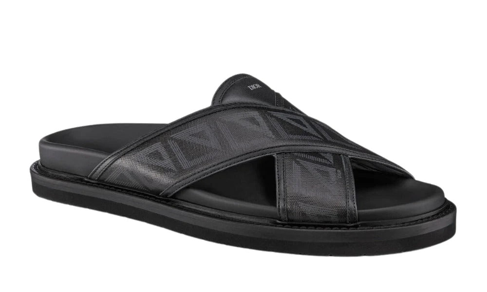 Dior Aqua Sandal 'CD Diamond - Black'