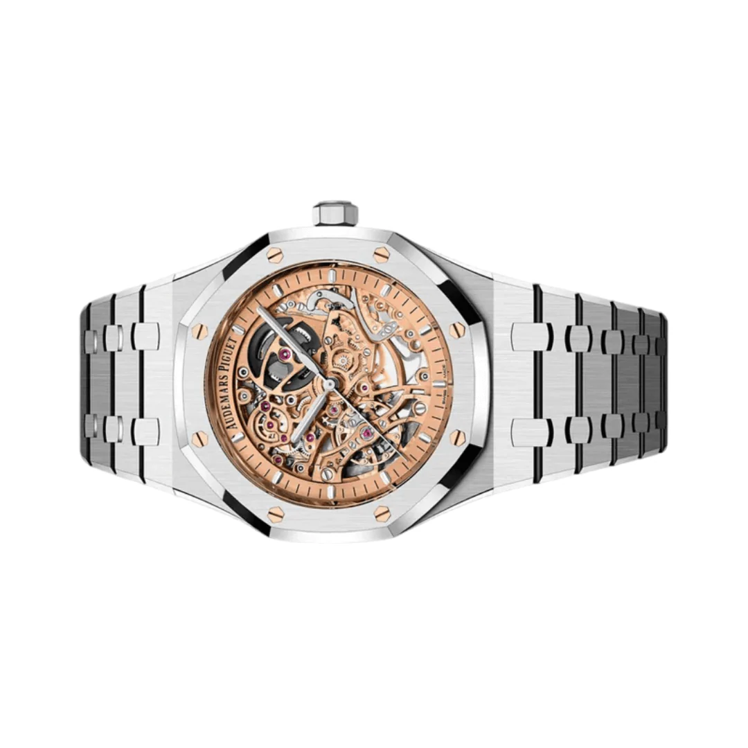 Audemars Piguet Royal Oak Wheel Openworked Skeleton Dial Luxury Watch