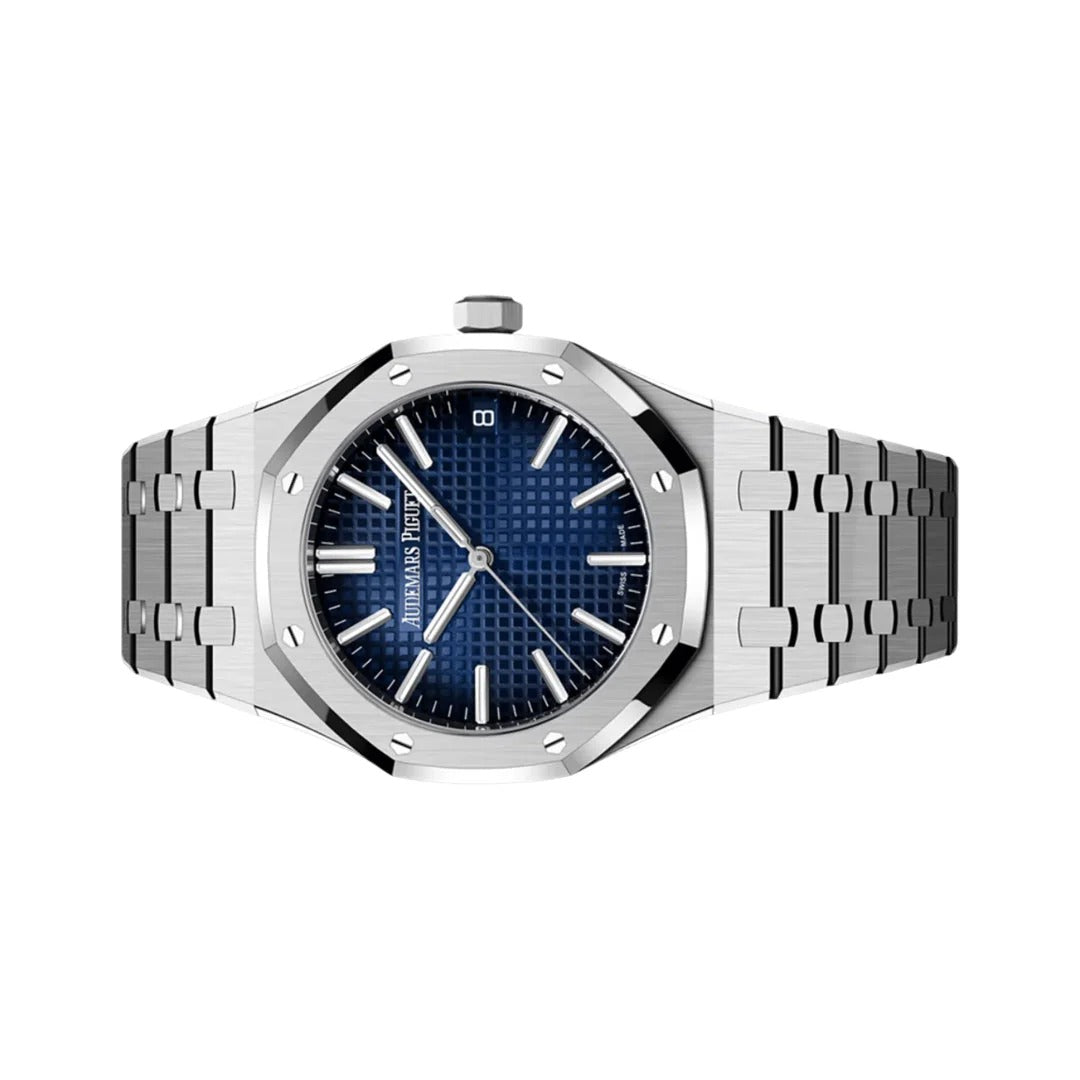 Audemars Piguet Royal Oak Smoked Dial Luxury Men's Wristwatch