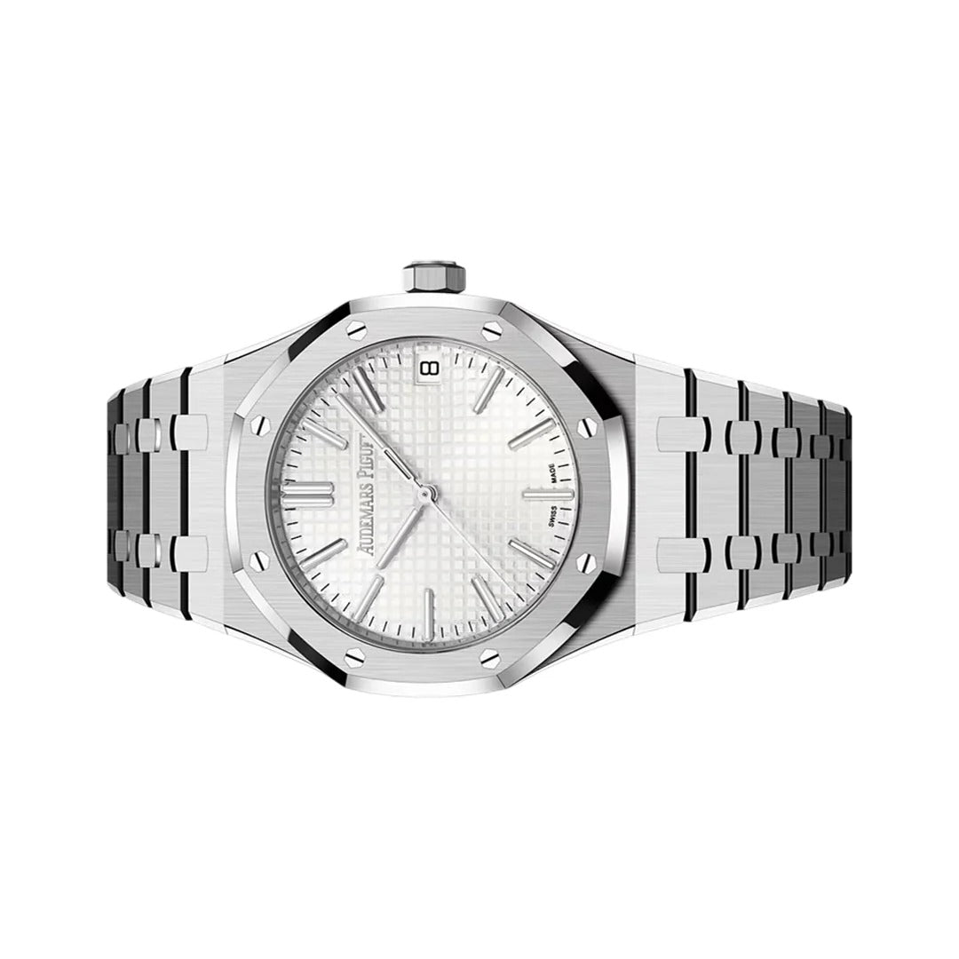 Audemars Piguet Royal Oak White Dial Stainless Steel Watch