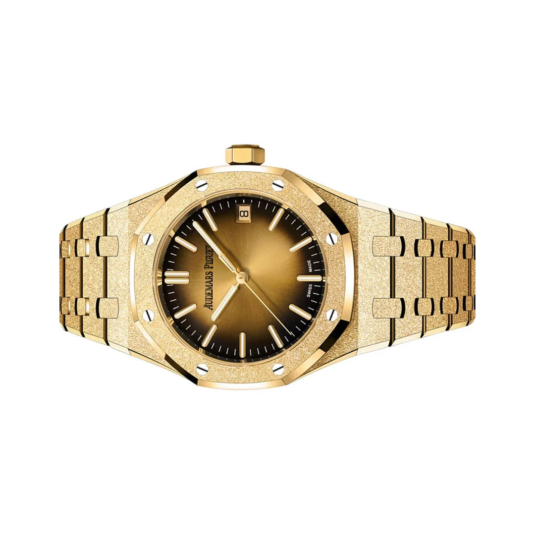 Audemars Piguet Royal Oak Luxury Watch With Smoked Dial Finish