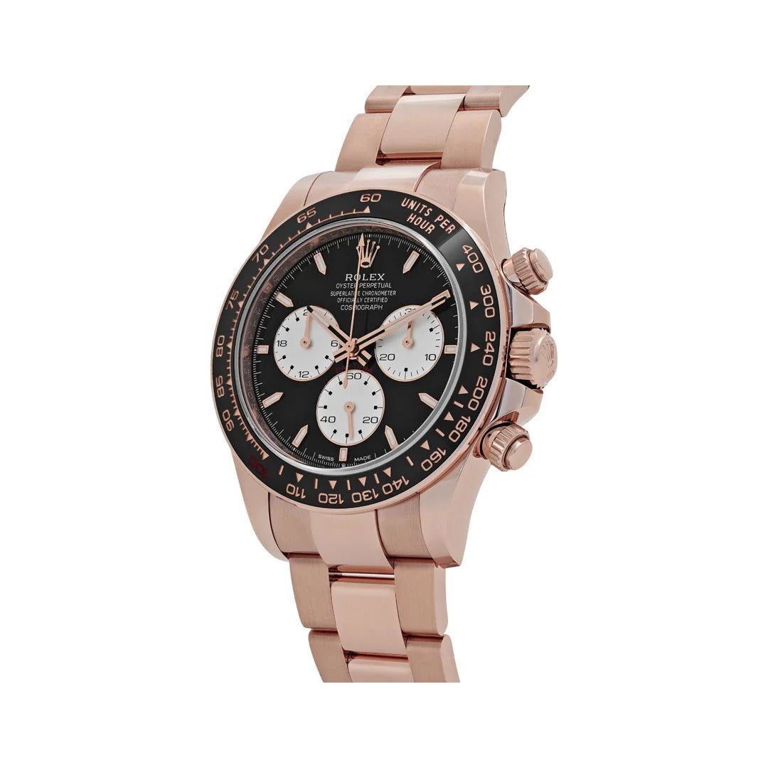 Rolex Cosmograph Daytona Watch With Classic Black Dial Finish