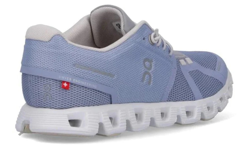 On Running Cloud 5 Blue Recycled Mesh Lightweight Sneakers