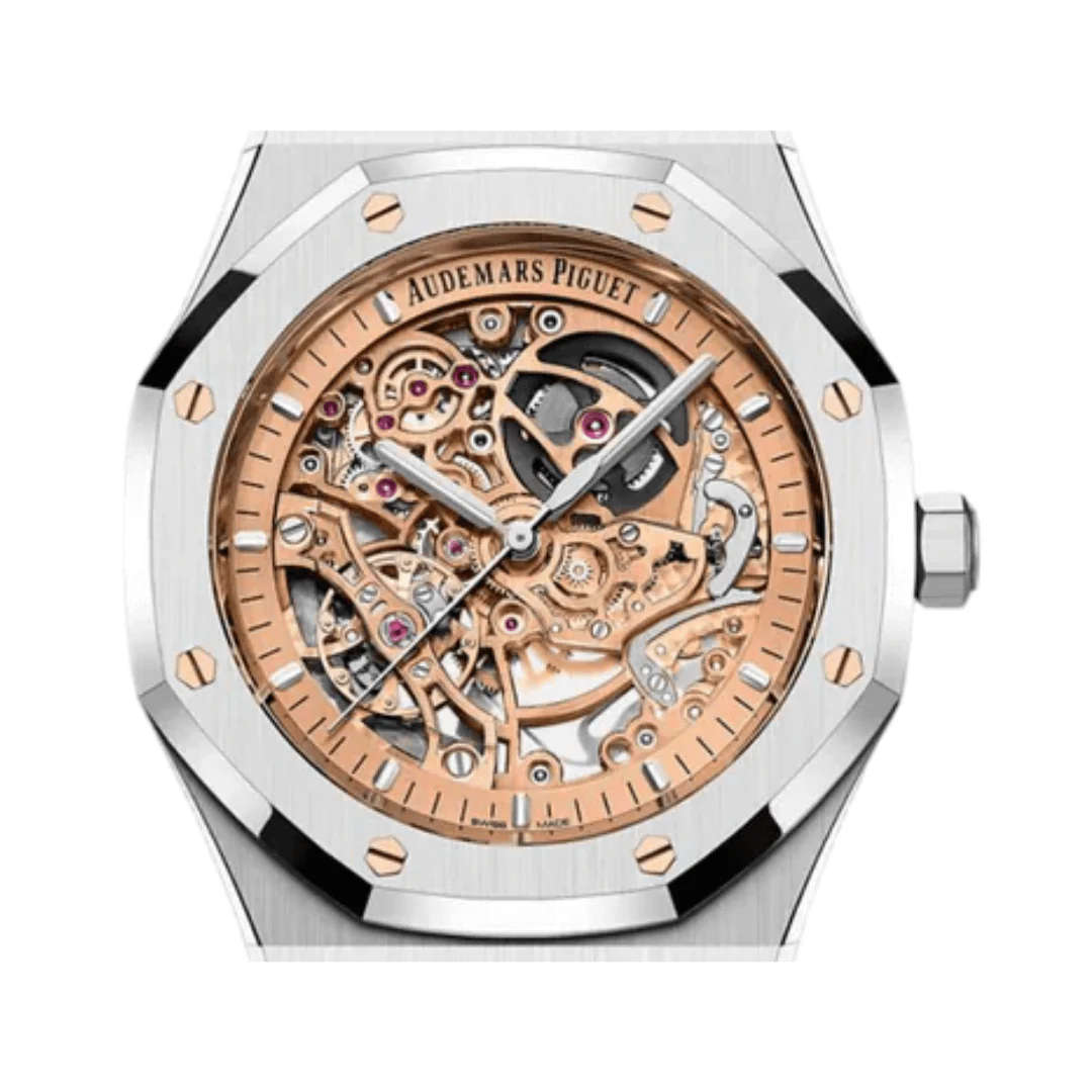 Audemars Piguet Royal Oak Wheel Openworked Skeleton Dial Luxury Watch