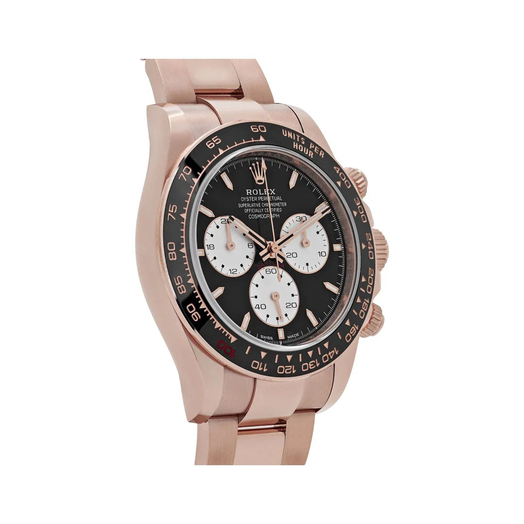 Rolex Cosmograph Daytona Watch With Classic Black Dial Finish