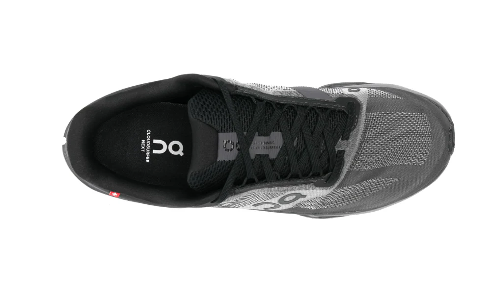 On Cloudsurfer Next Black Effortless Smooth Roll Running Shoes