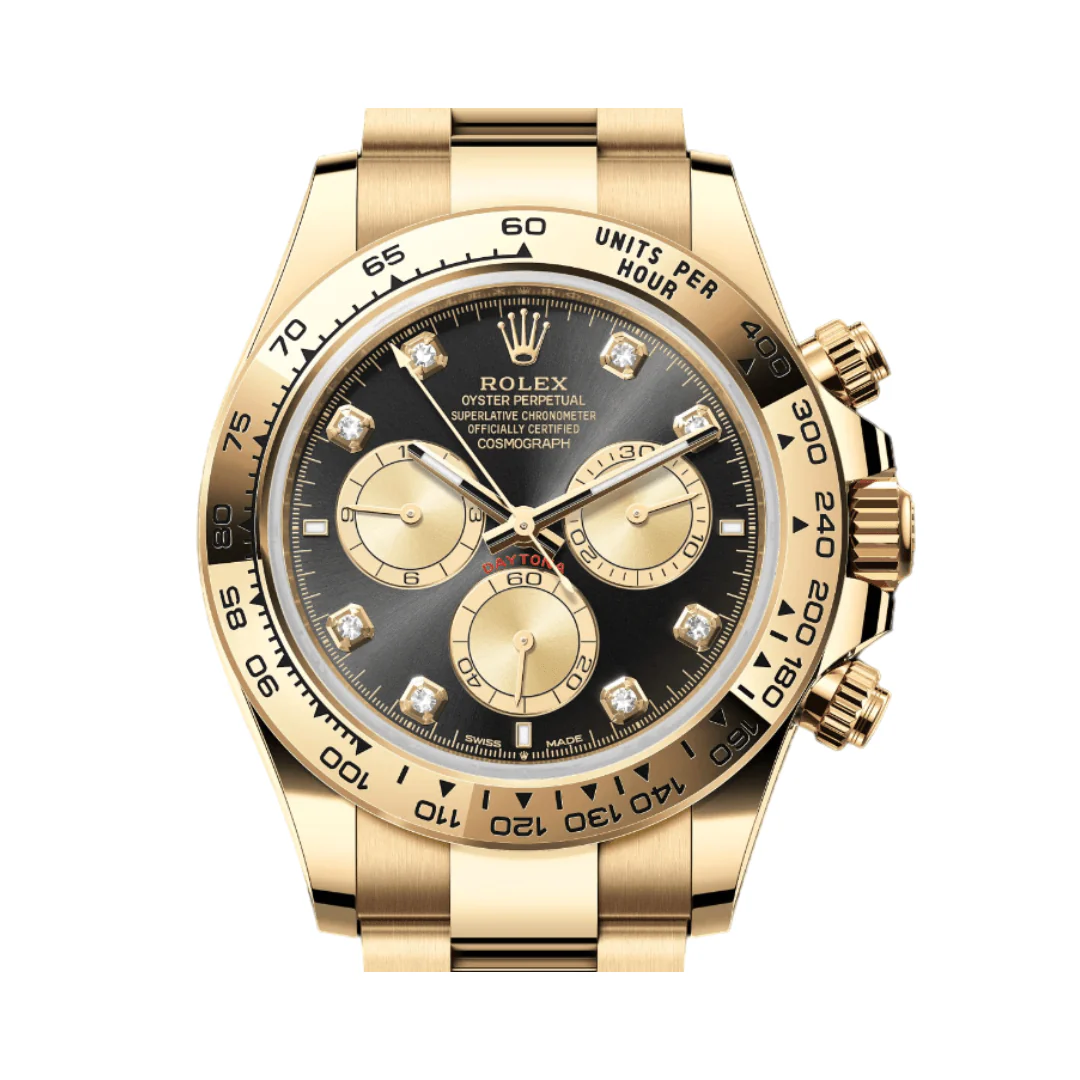 Rolex Cosmograph Daytona Black Diamond Dial Luxury Men's Watch
