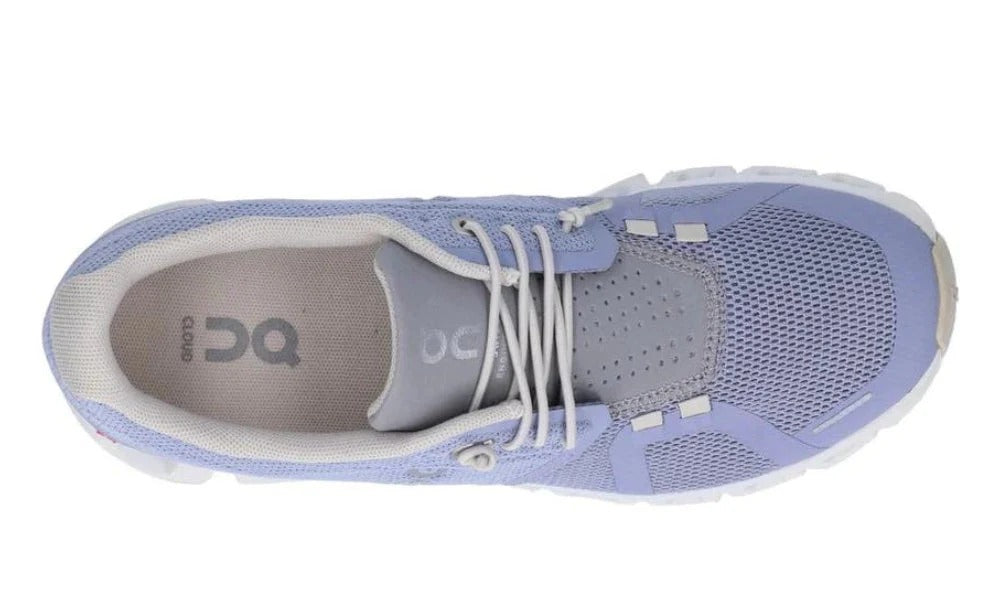On Running Cloud 5 Blue Recycled Mesh Lightweight Sneakers