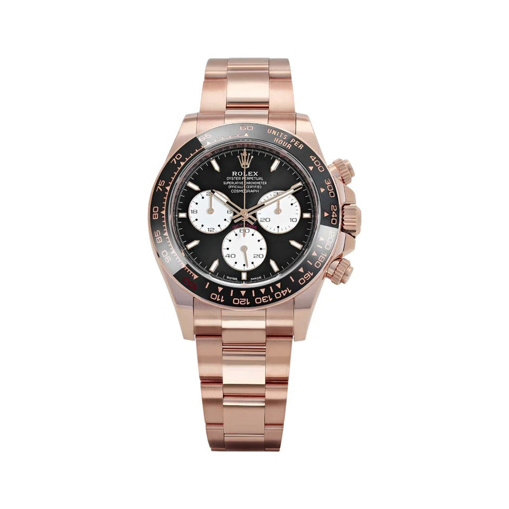 Rolex Cosmograph Daytona Watch With Classic Black Dial Finish