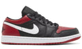 Nike Air Jordan 1 Low Alternate Bred Toe Red Black Sneakers